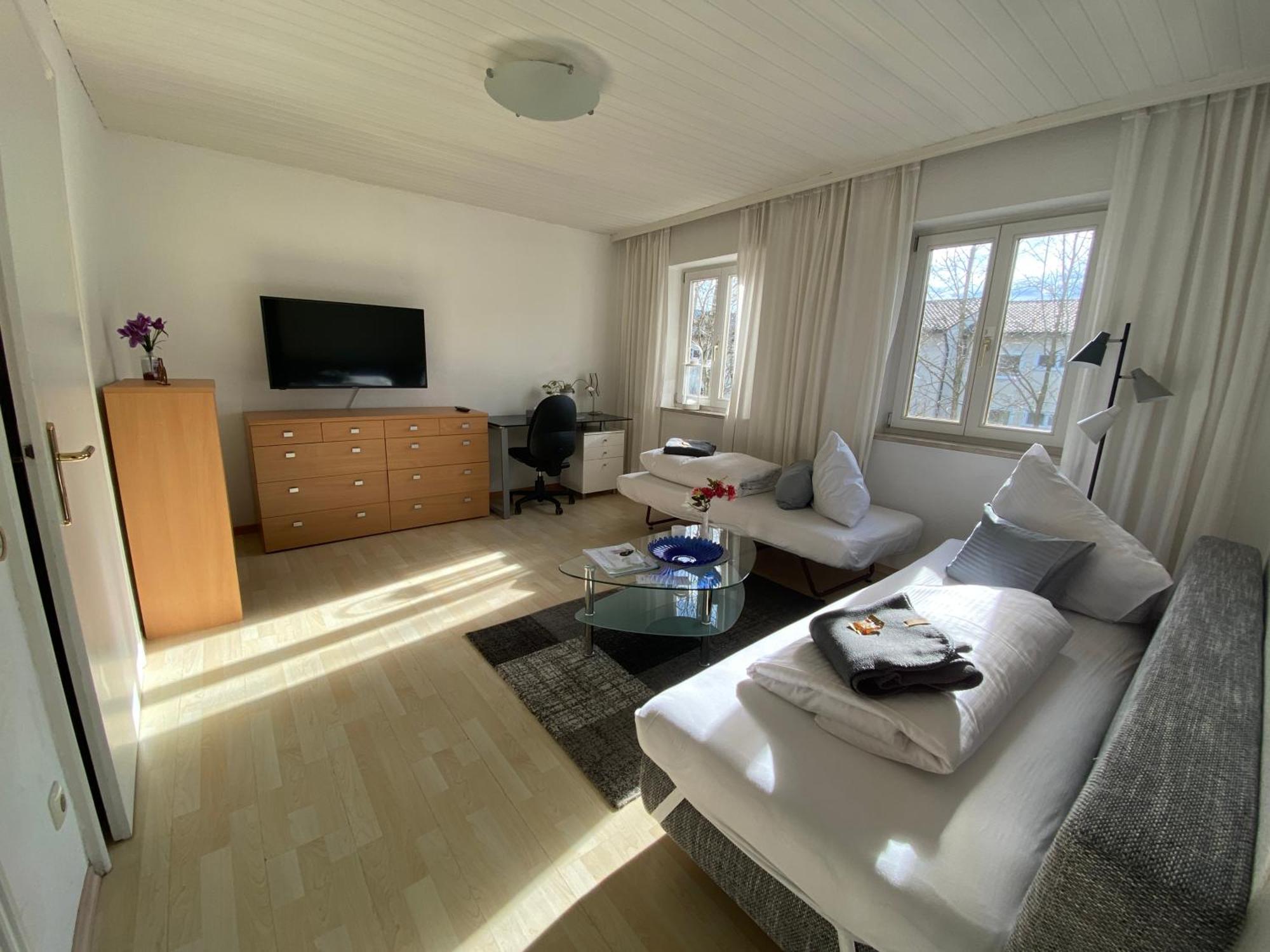Ferienwohnung Am Franziskanergarten Bad Tölz Kamer foto